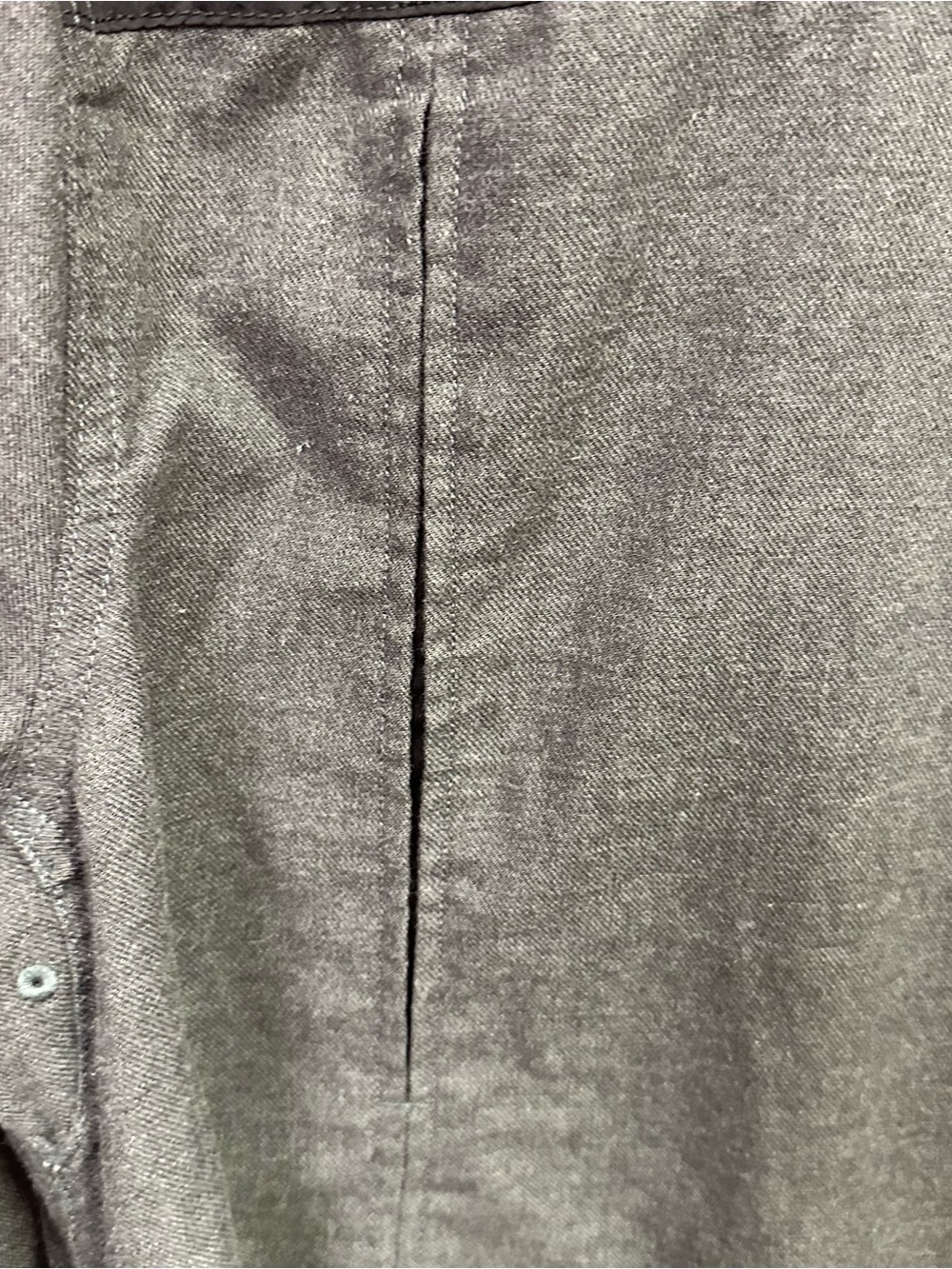 Duluth Trading Co Button-Front Long Sleeve Utility Shirt Jacket - Charcoal - Picture 7 of 10
